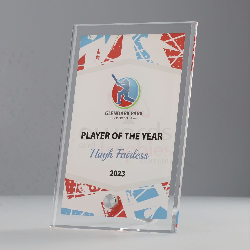 Cricket Team Colours Plaque V1 150mm
